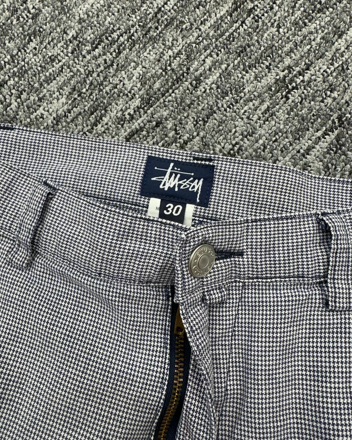 (30)스투시 USA 체크반바지-M958 상품이미지2