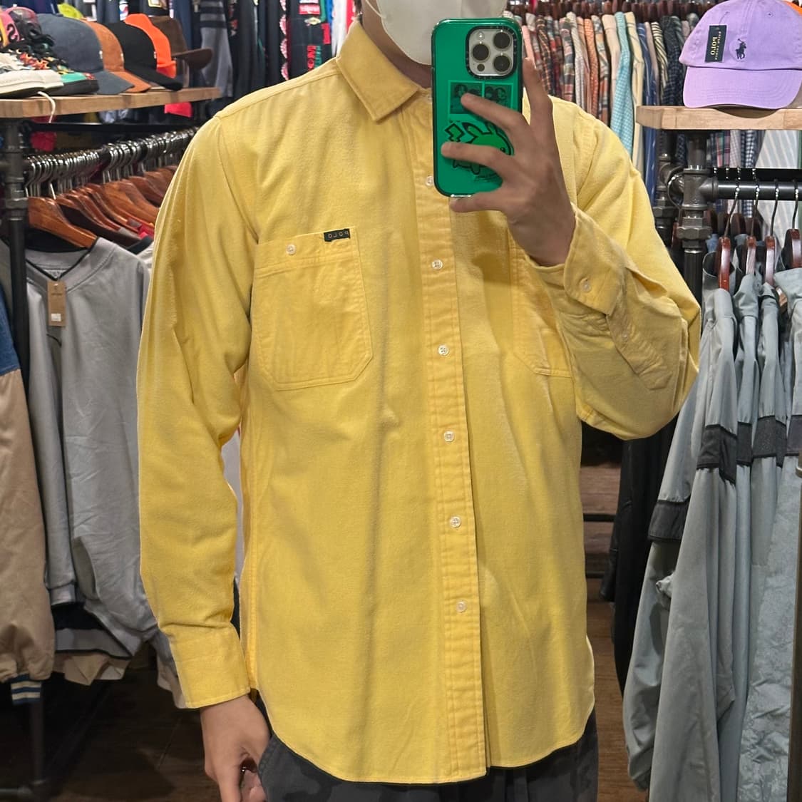 [HI] 폴로 랄프로렌 셔츠 옐로우 상품이미지4