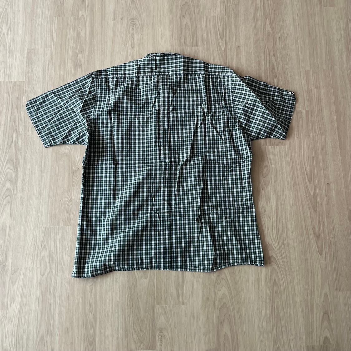 [XL] 90s 빈티지 올드 스투시 체크 반팔셔츠 상품이미지8