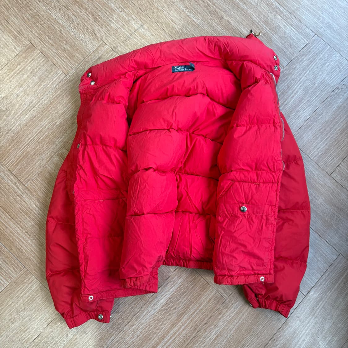 폴로 랄프로렌 레드 후드 덕다운 푸퍼 자켓 상품이미지7