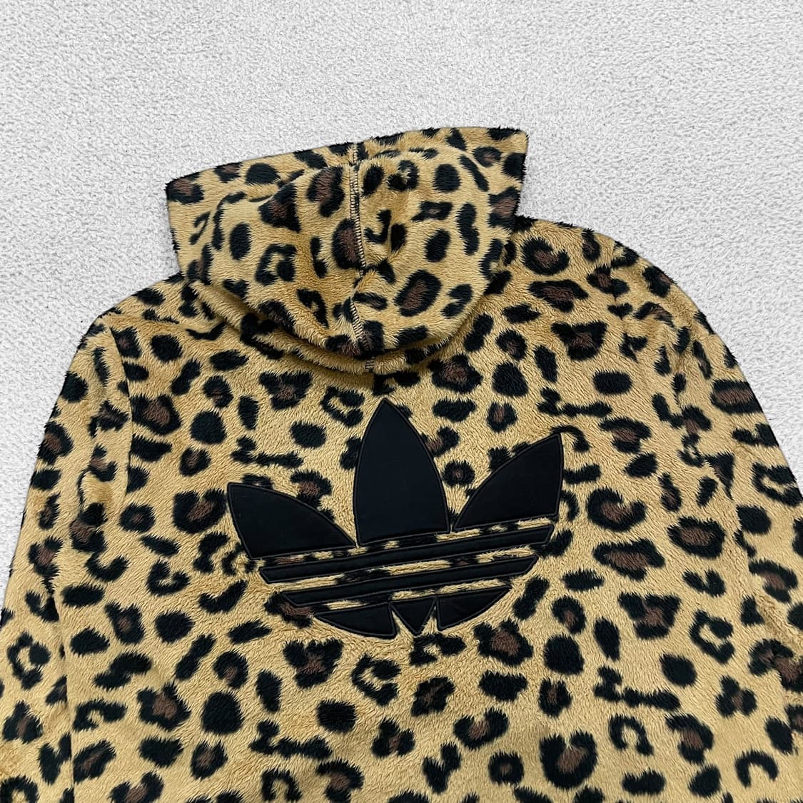 아디다스 파이어버드 쉐르파 레오파드 후드집업 상품이미지4