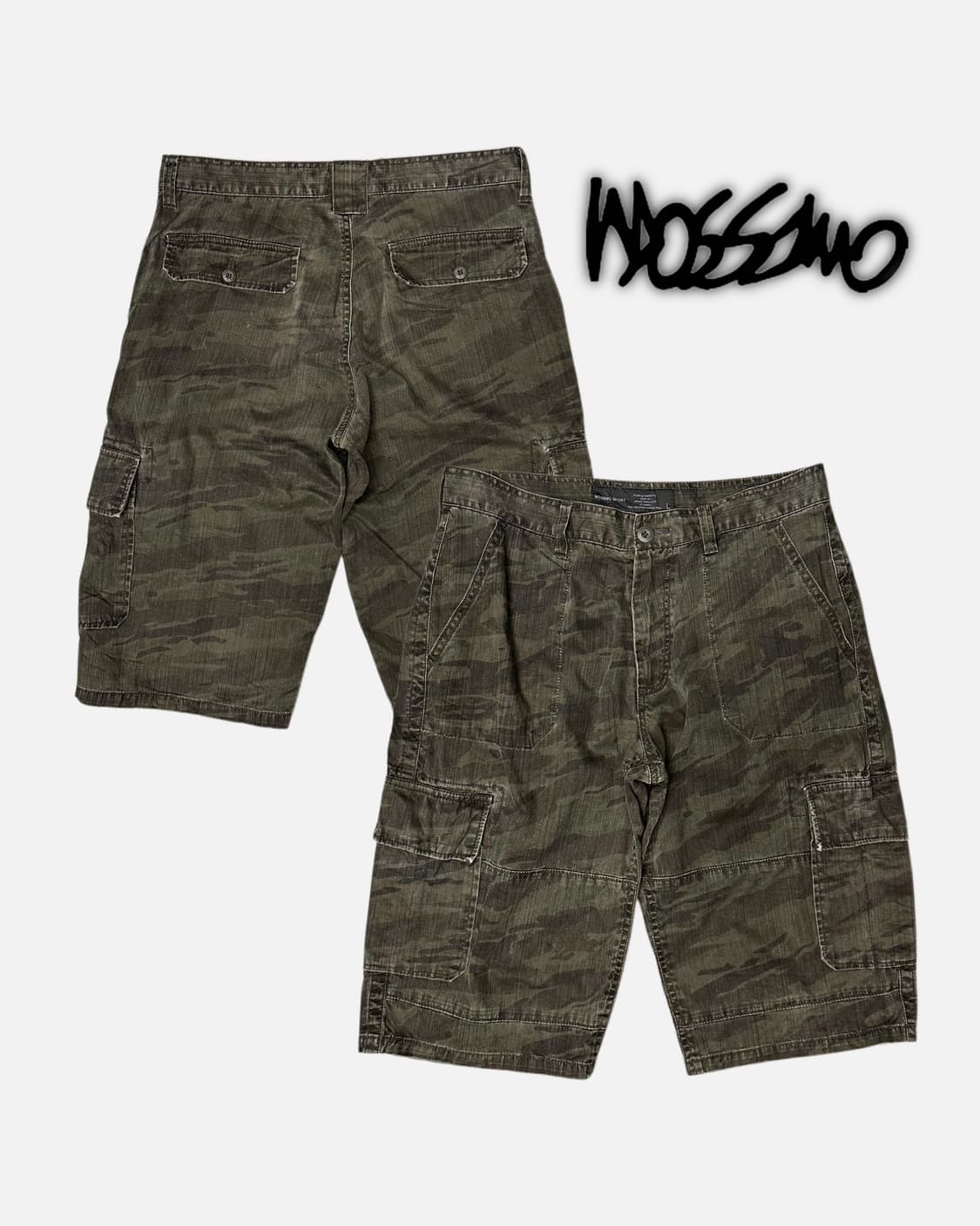 dark khaki camo cargo shorts 상품이미지1