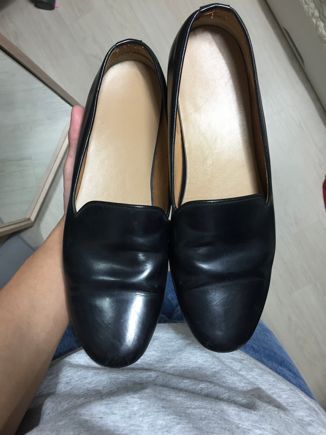 일본 빈티지 플랫 로퍼 상품이미지1