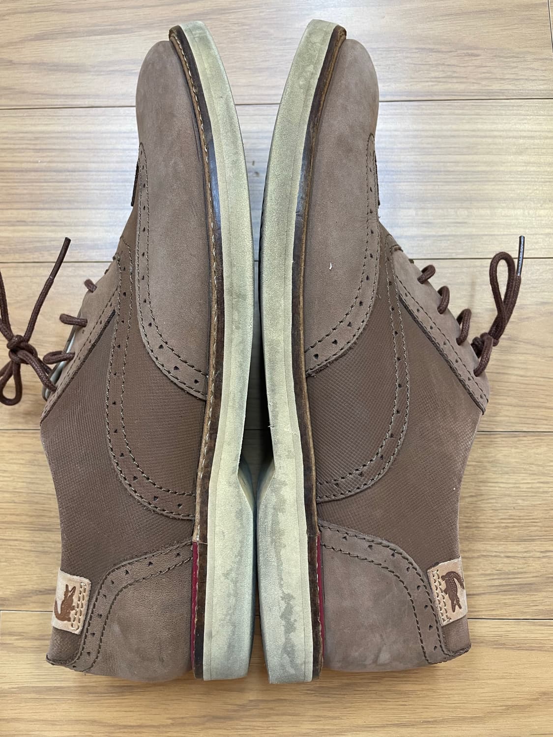 라코스테 브라운 브로그 슈즈 280 상품이미지5