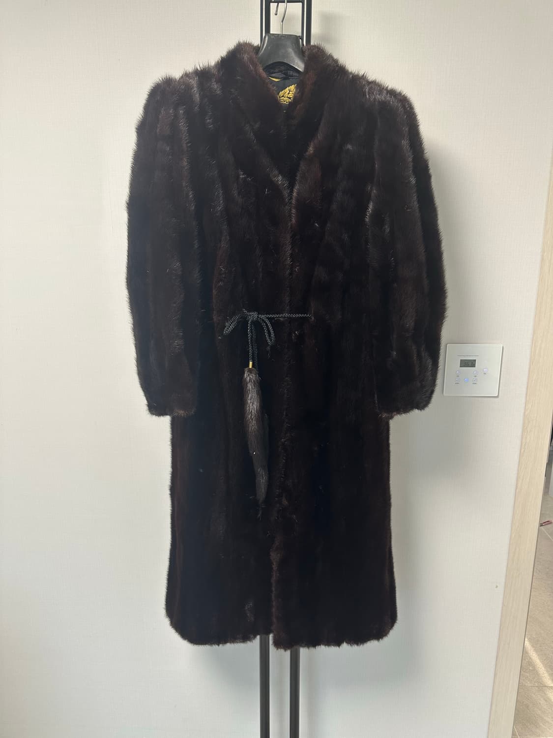 리얼  롱밍크 코트   퀄리티  최고!!-66사이즈 상품이미지1