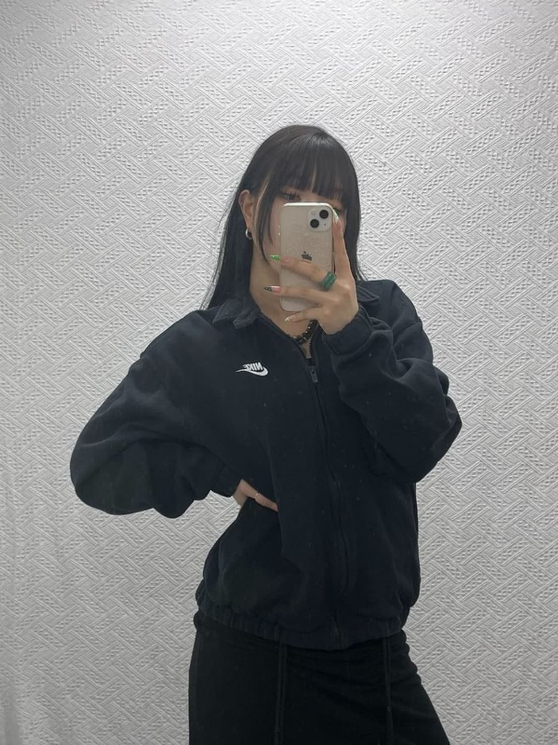 나이키 캐주얼 클럽 해링턴 약기모 집업 자켓 XL C09201 상품이미지1