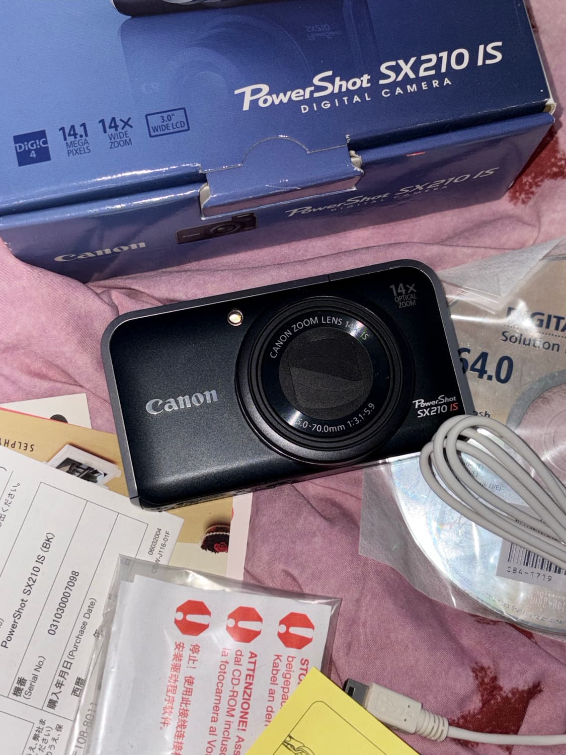 캐논 파워샷 PowerShot SX210 IS 카메라 상품이미지3