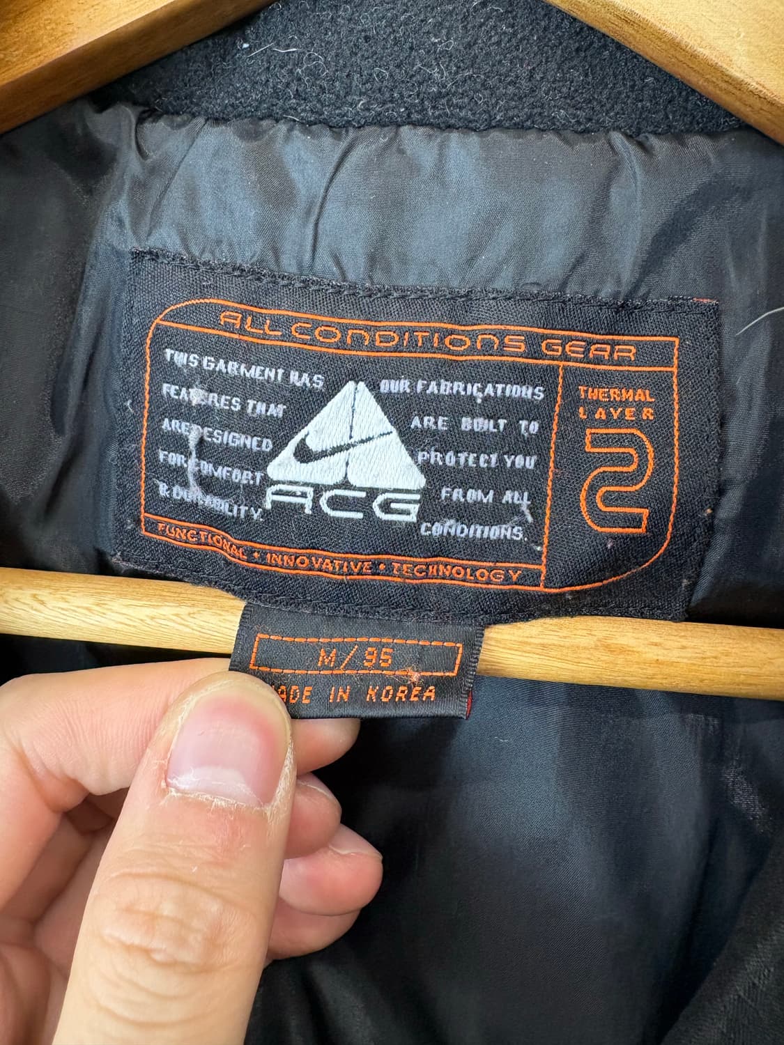 나이키 ACG 90s 올드스쿨 립스탑 다운 패딩 상품이미지8