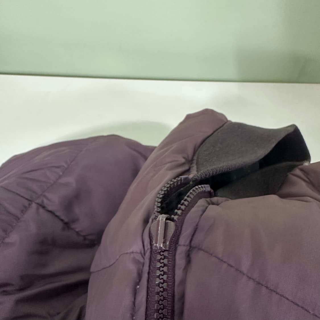 XL 105 YSL 입생로랑 자주 덕다운 패딩점퍼 상품이미지5