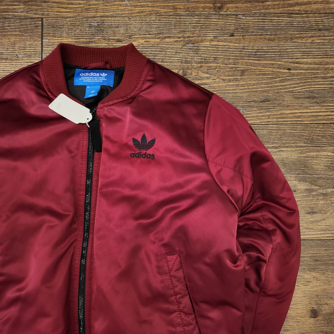 아디다스 버건디 봄버 MA-1 85 상품이미지1