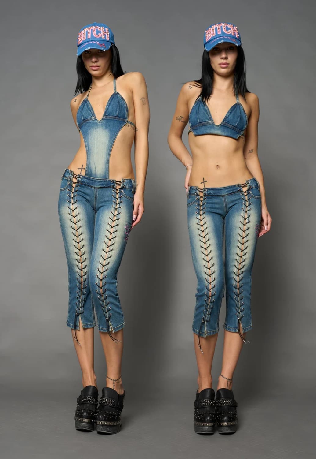 Namilia detachable denim capri pants 카프리 상품이미지1