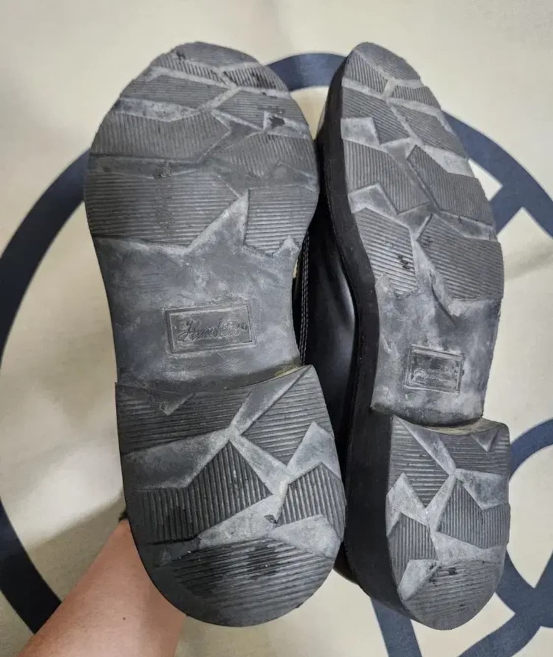 250)호킨스 블랙 가죽 워커 상품이미지6