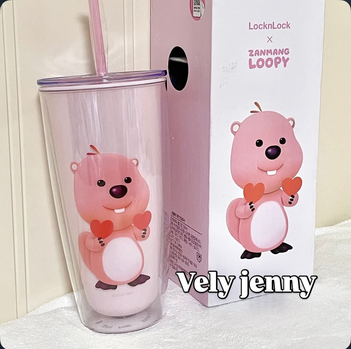새상품)락앤락 잔망루피 빨대 텀블러 720ml 상품이미지3
