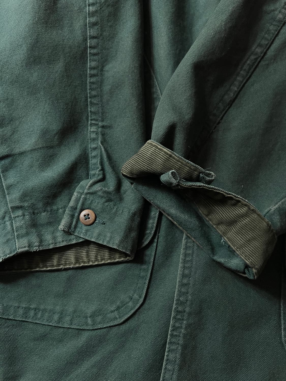 [XL]90's 엘엘빈 Made in USA 빈티지 그린 헌팅 자켓 상품이미지6