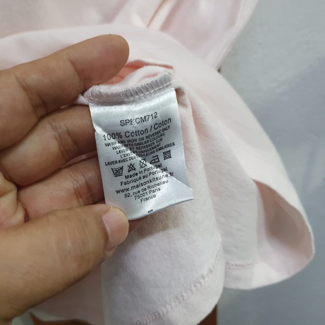 메종키츠네 반팔 라운드티(105) 상품이미지3