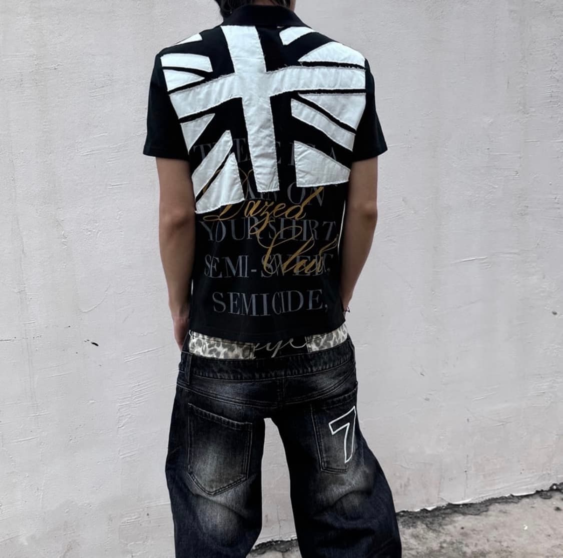 Union Jack Embroidery Polo T-Shirt  상품이미지3