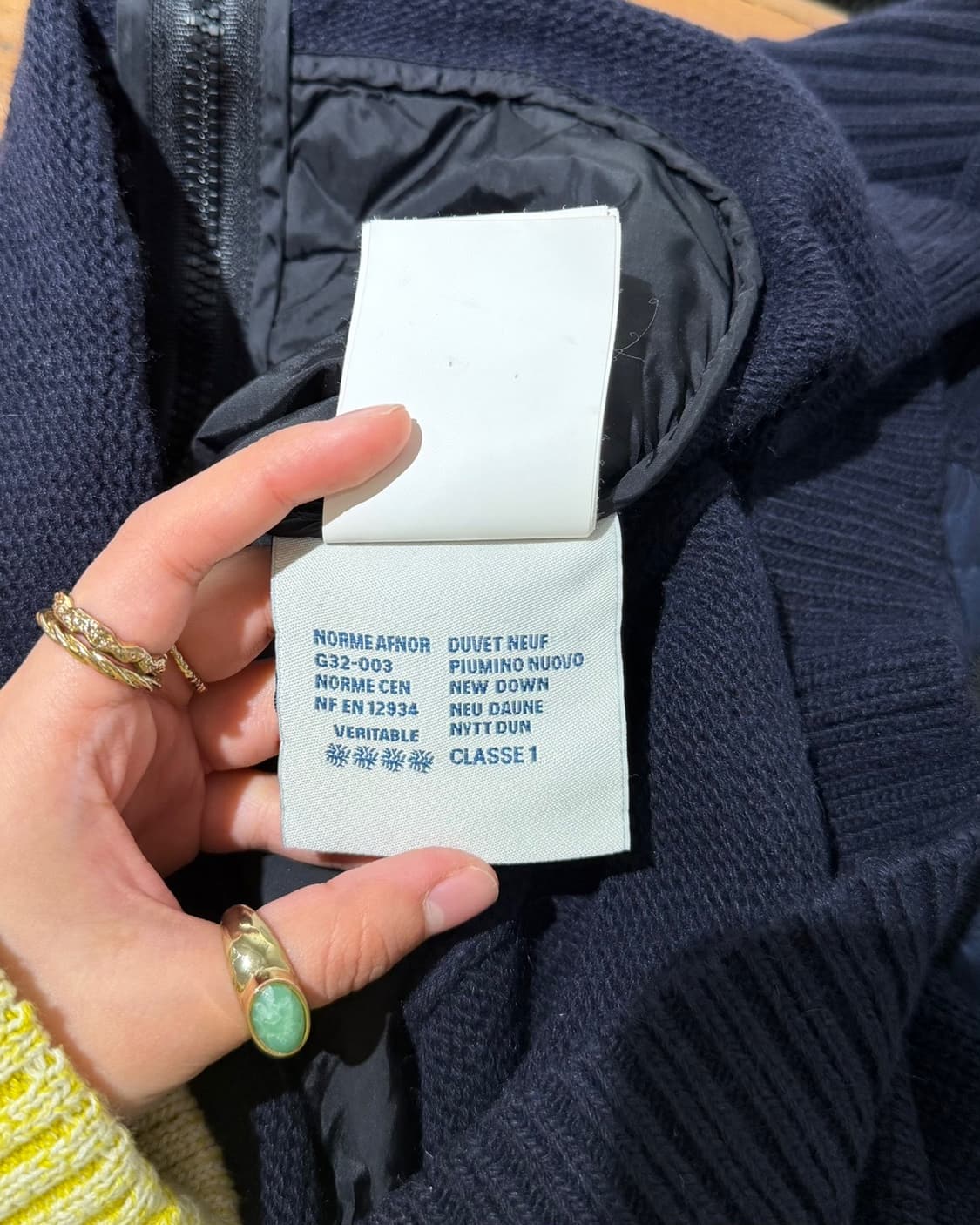 몽클레르 네이비 집업 점퍼 가디건 상품이미지9