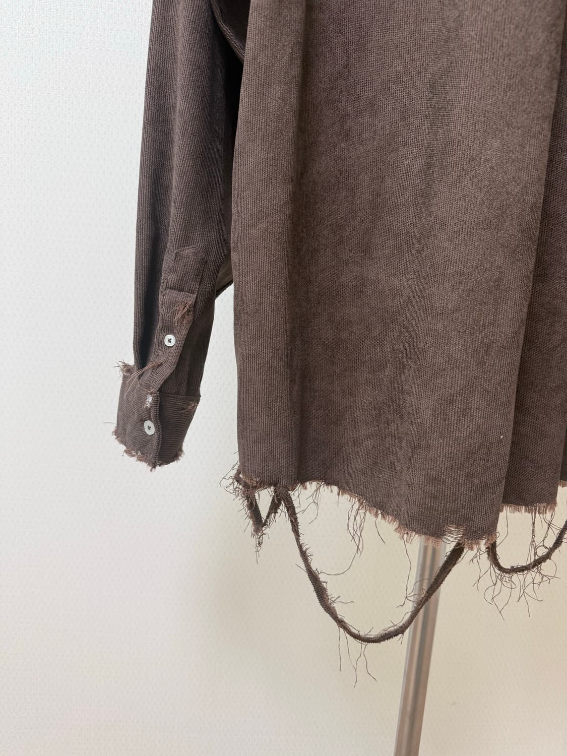 빈티지 코듀로이 다크브라운 셔츠 상품이미지9