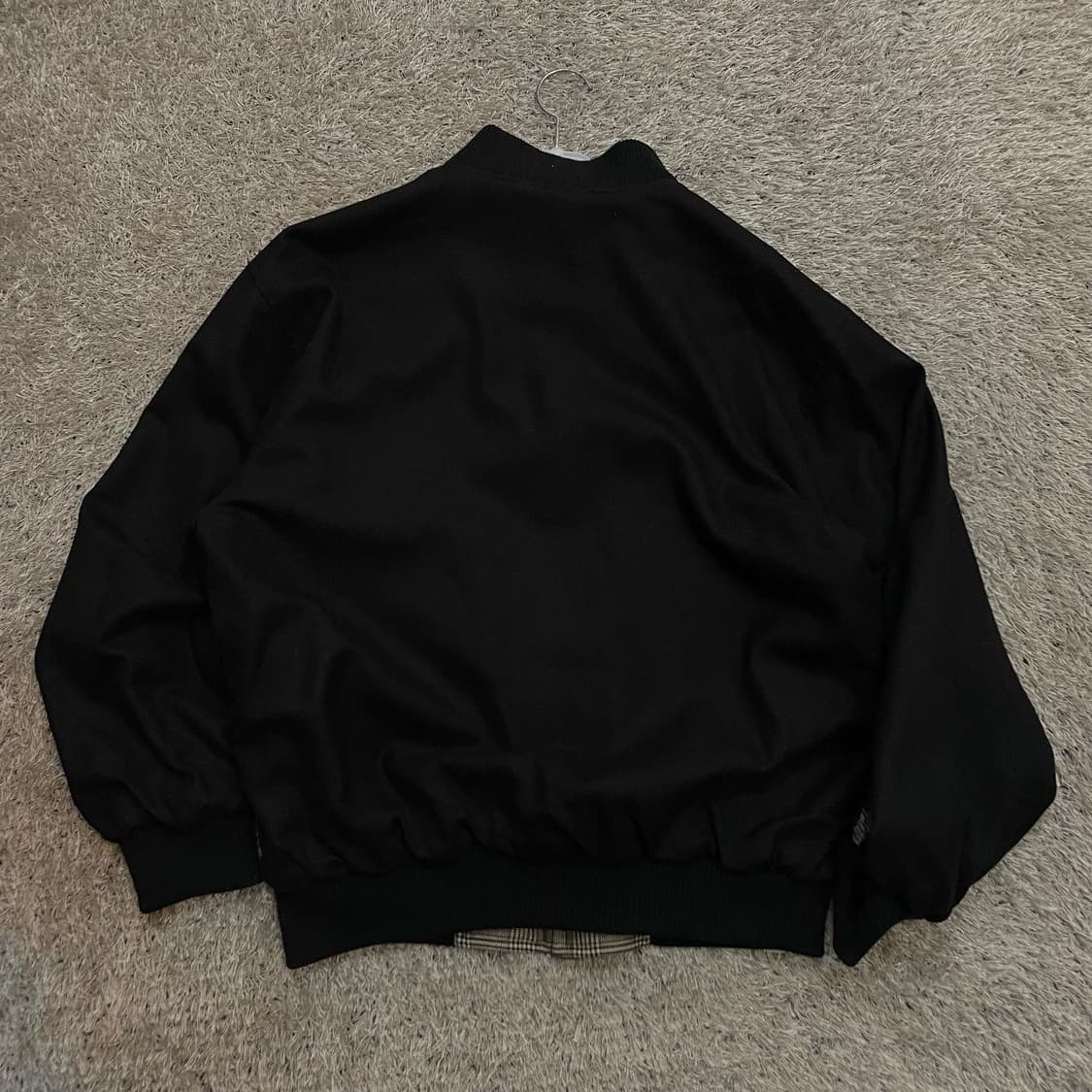 라코스테 블랙체크 리버시블 블루종 자켓 상품이미지5