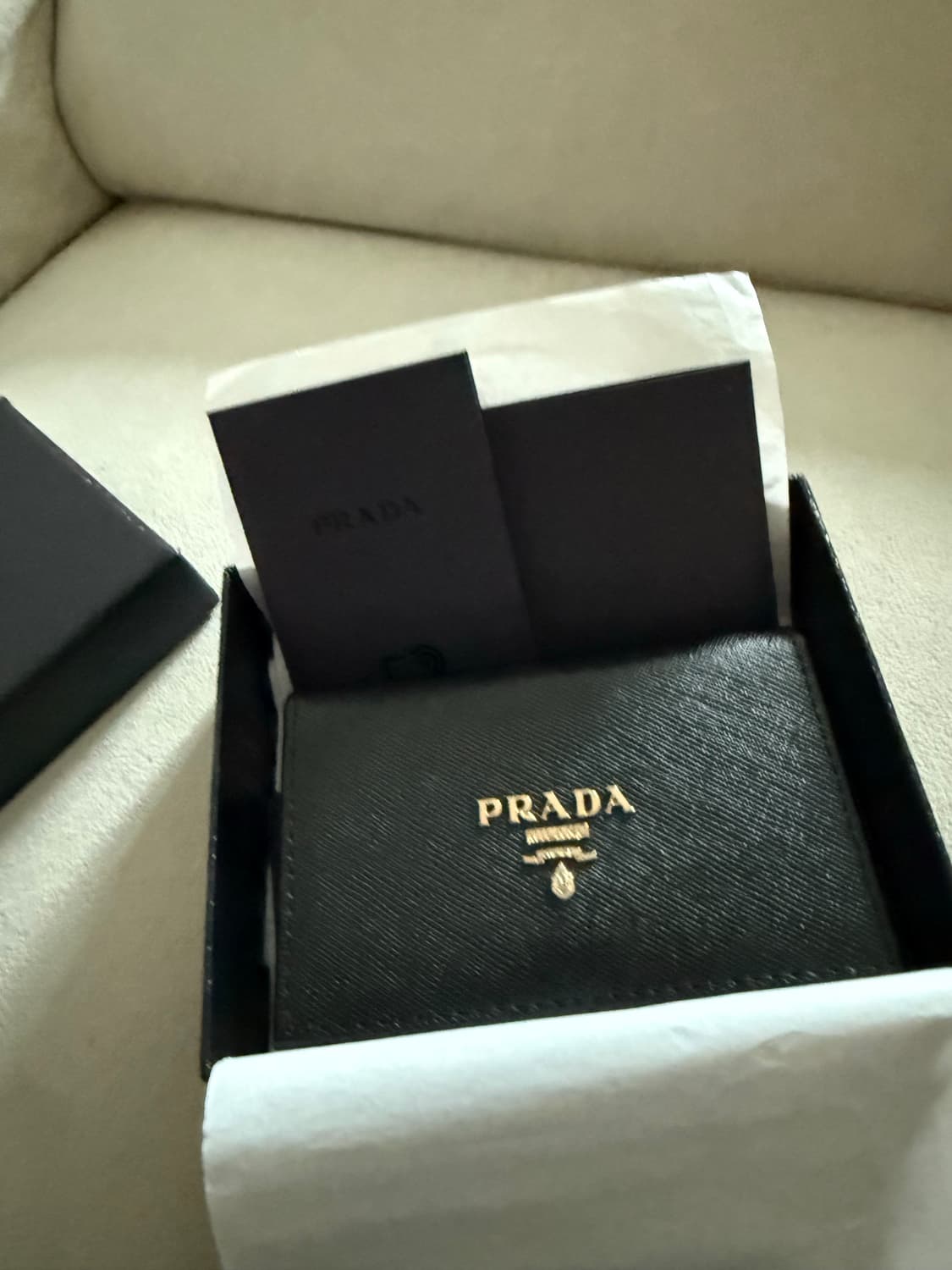 프라다 카드지갑 풀박 상품이미지4