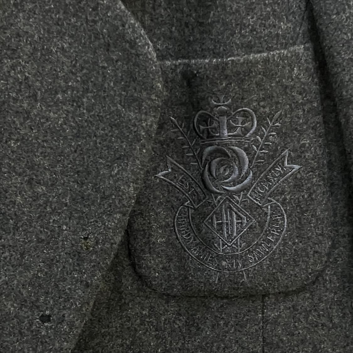 하디 에이미스 차콜 울 더블 블레이저 상품이미지4