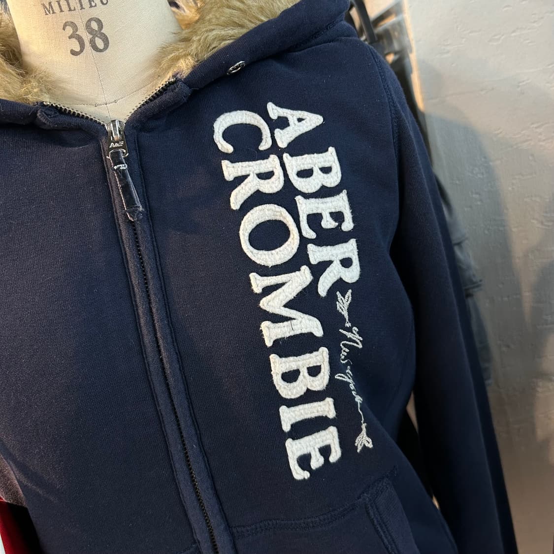 Abecrombie Sherpa Zip-Up Hoodie 상품이미지3