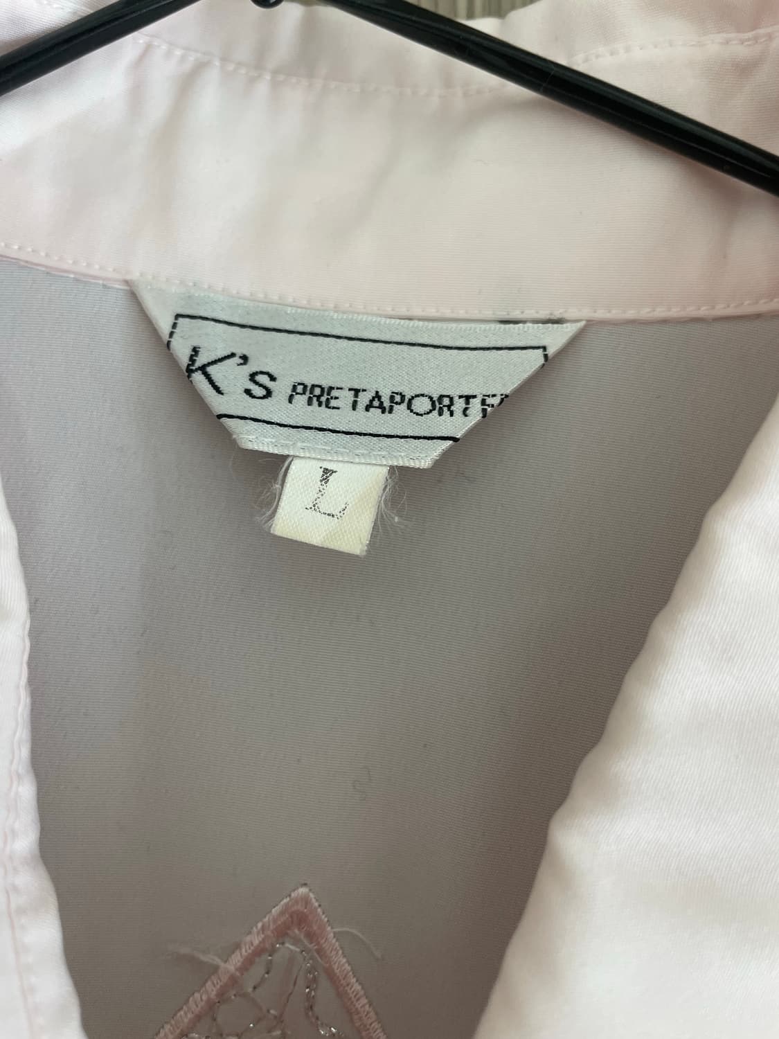 란제리룩 시스루 딸기우유 핑크 퍼프 블라우스 상품이미지3