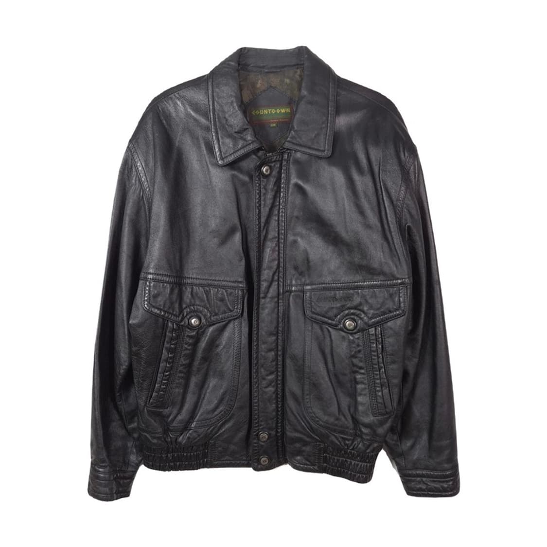 카운트다운 램스킨 나파 양가죽 레더 워크 자켓 L 상품이미지1