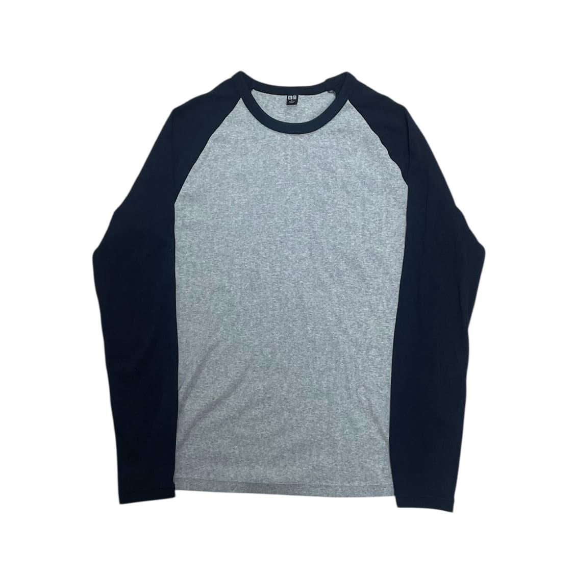 유니클로 소프트립 긴팔 티셔츠 네이비 상품이미지2
