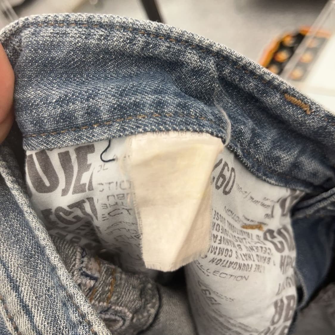 푸부 올드스쿨 Y2K 데님 팬츠 27인치 C06464 상품이미지7