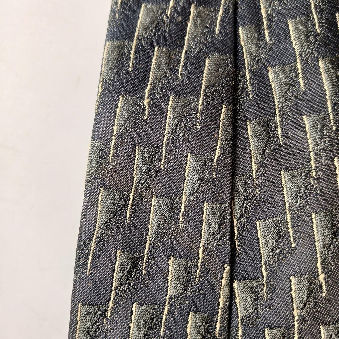 이세이 미야케 진네이비 패턴 넥타이 9.8cm A~B등급 A19738 상품이미지10