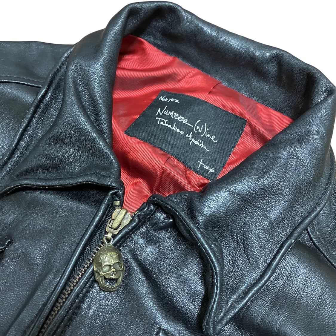 넘버나인 가죽 자켓 TAKAHIRO MIYASHITA 상품이미지1