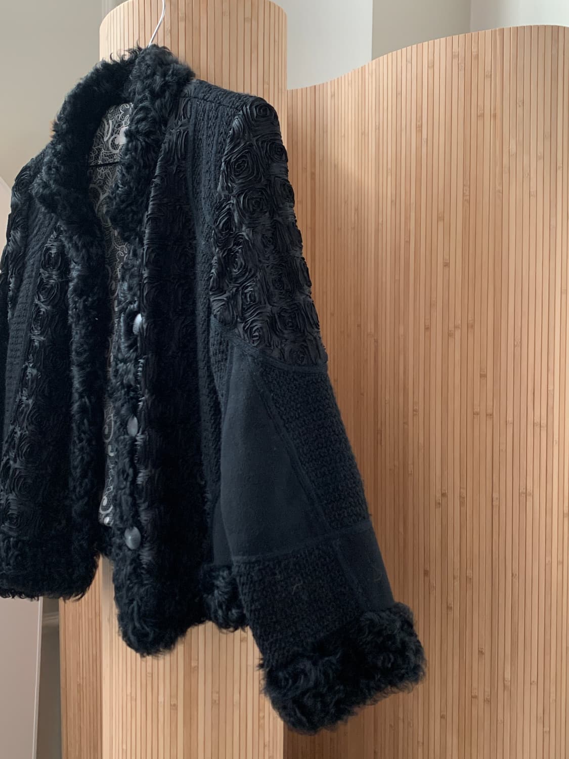 빈티지 블랙 양털 울 자켓 상품이미지9