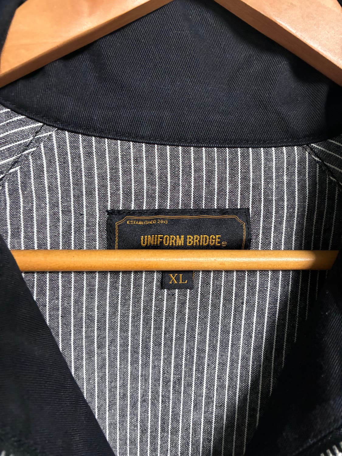 빈티지 유니폼브릿지 자켓 블랙 XL 상품이미지3