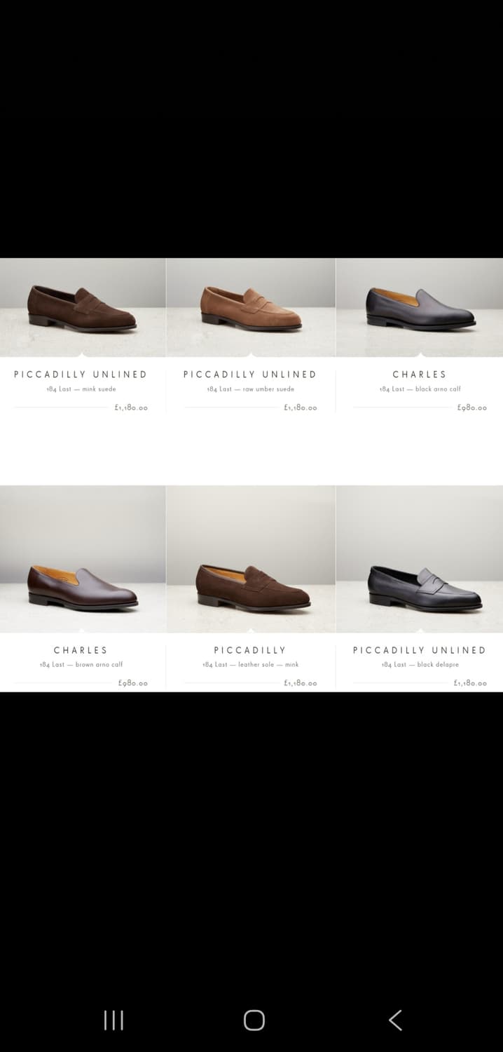 [판매] Edward Green 에드워드그린 피카딜리 로퍼 Us 8.5c 상품이미지2