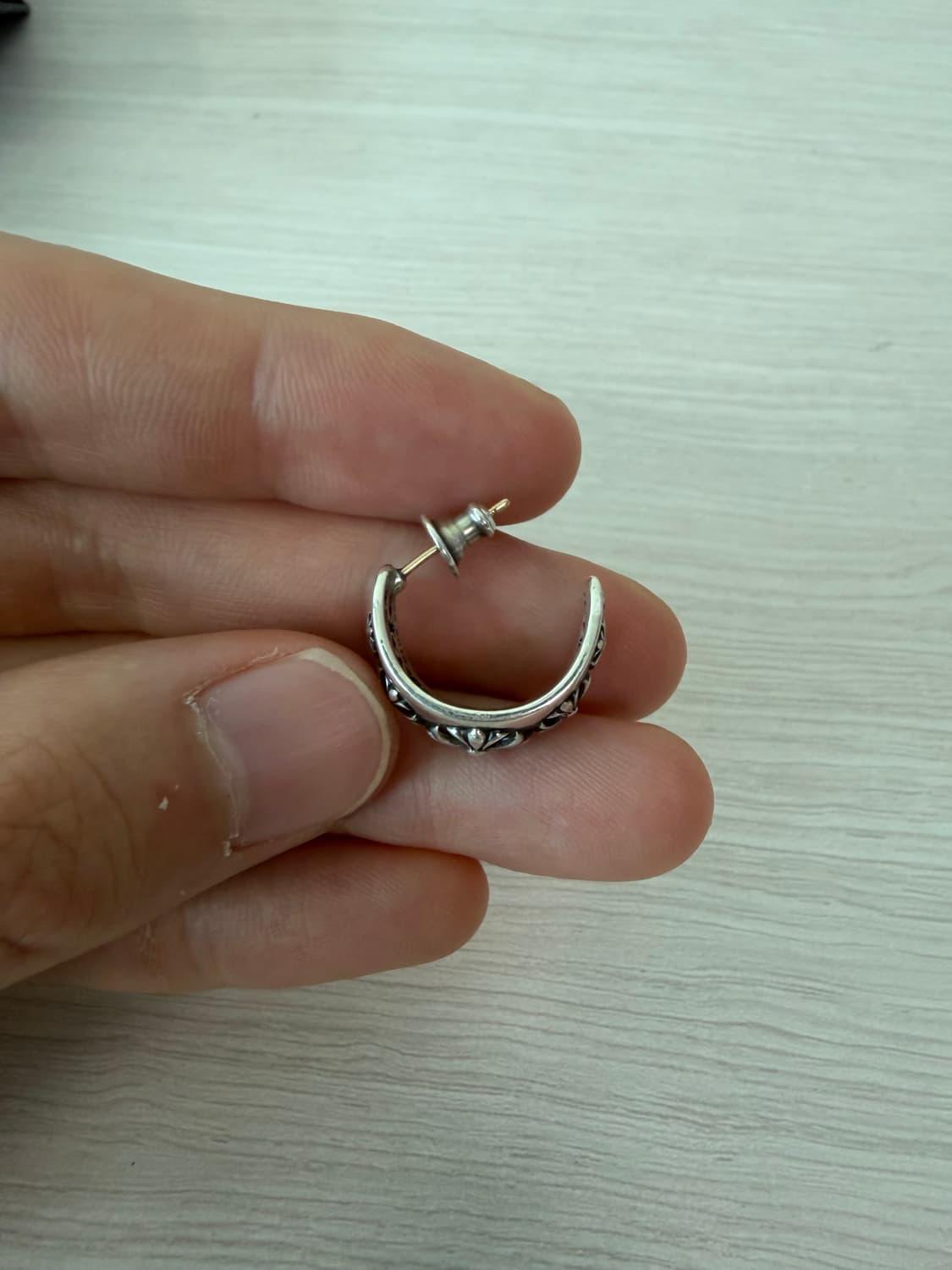 크롬하츠 CH플러스와이드후프 이어링 스몰 상품이미지3