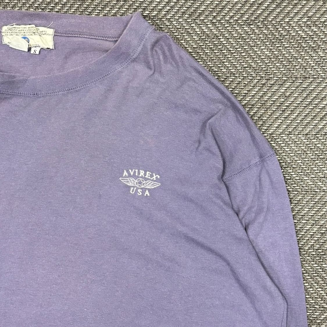 아비렉스 로고 롱 슬리브 v0291 상품이미지4