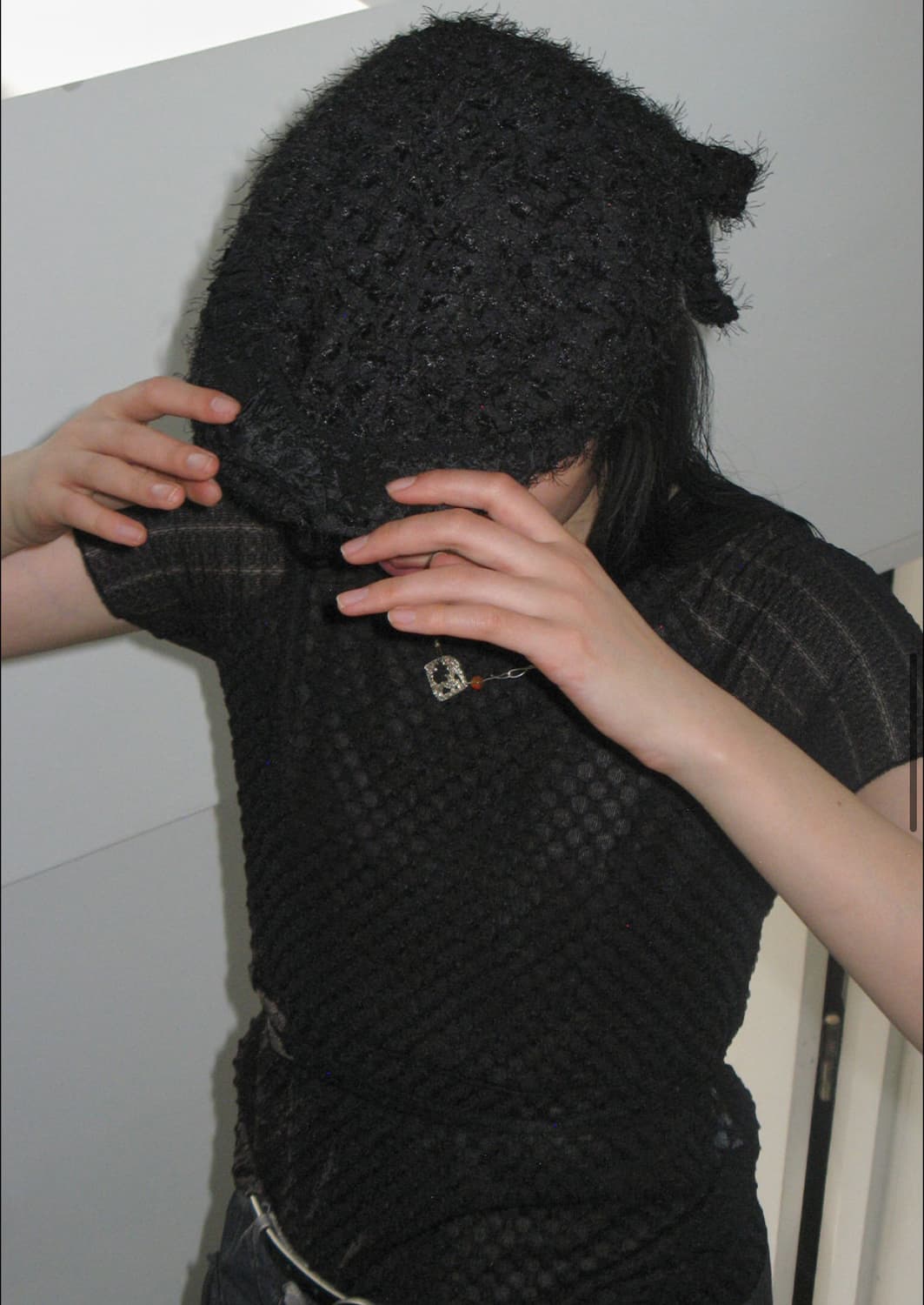 타입서비스 lace strap hunting cap black 상품이미지4