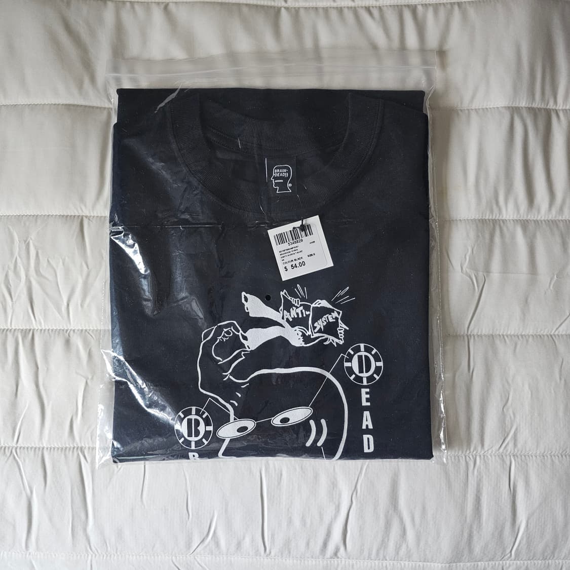 S 새제품) 브레인데드 반팔 그래픽 티셔츠 남자 여자 95 100 M 상품이미지3