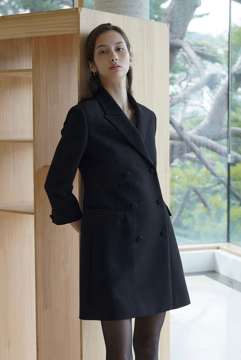 [새상품] 오떼뜨 트위드 원피스 (black) 상품이미지4