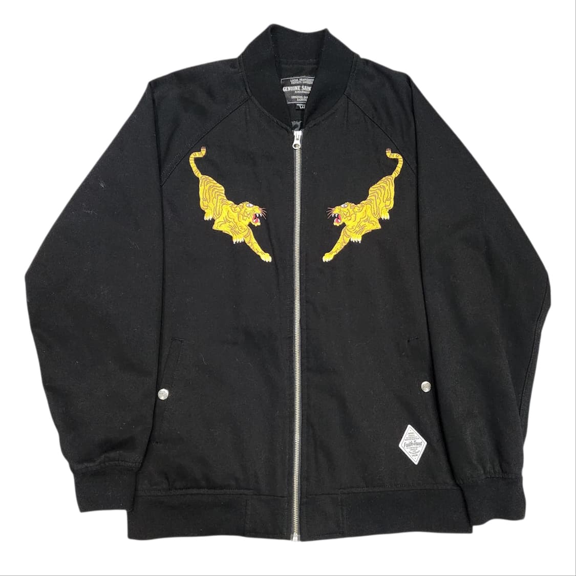 세인트페인 타이거 자수 집업 자켓 (L) 상품이미지1