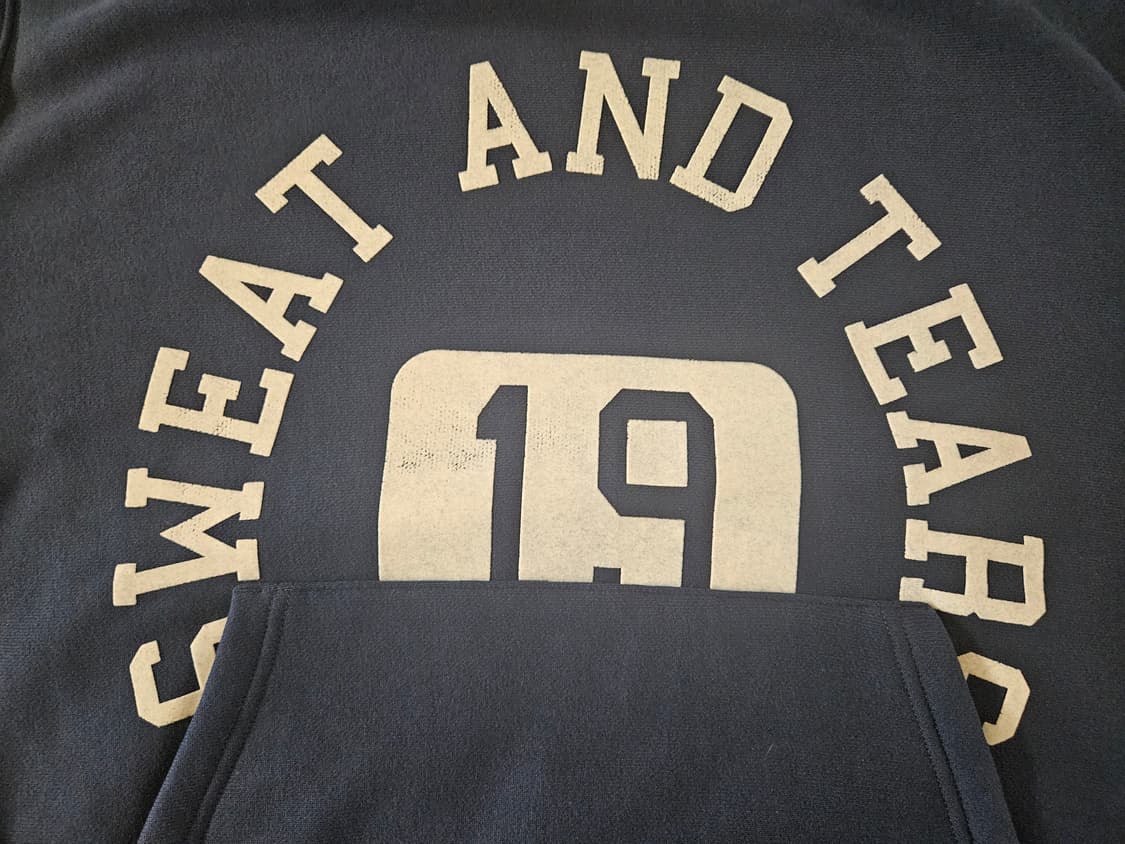 [해외M]챔피온 리버스위브 필드오브플레이 로즈볼 기념 후드 기모 네이비 상품이미지7