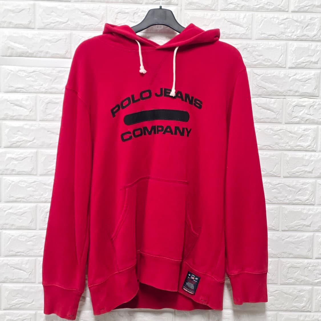 택포_ 폴로 랄프로렌 후드티 빨간색 L 상품이미지1