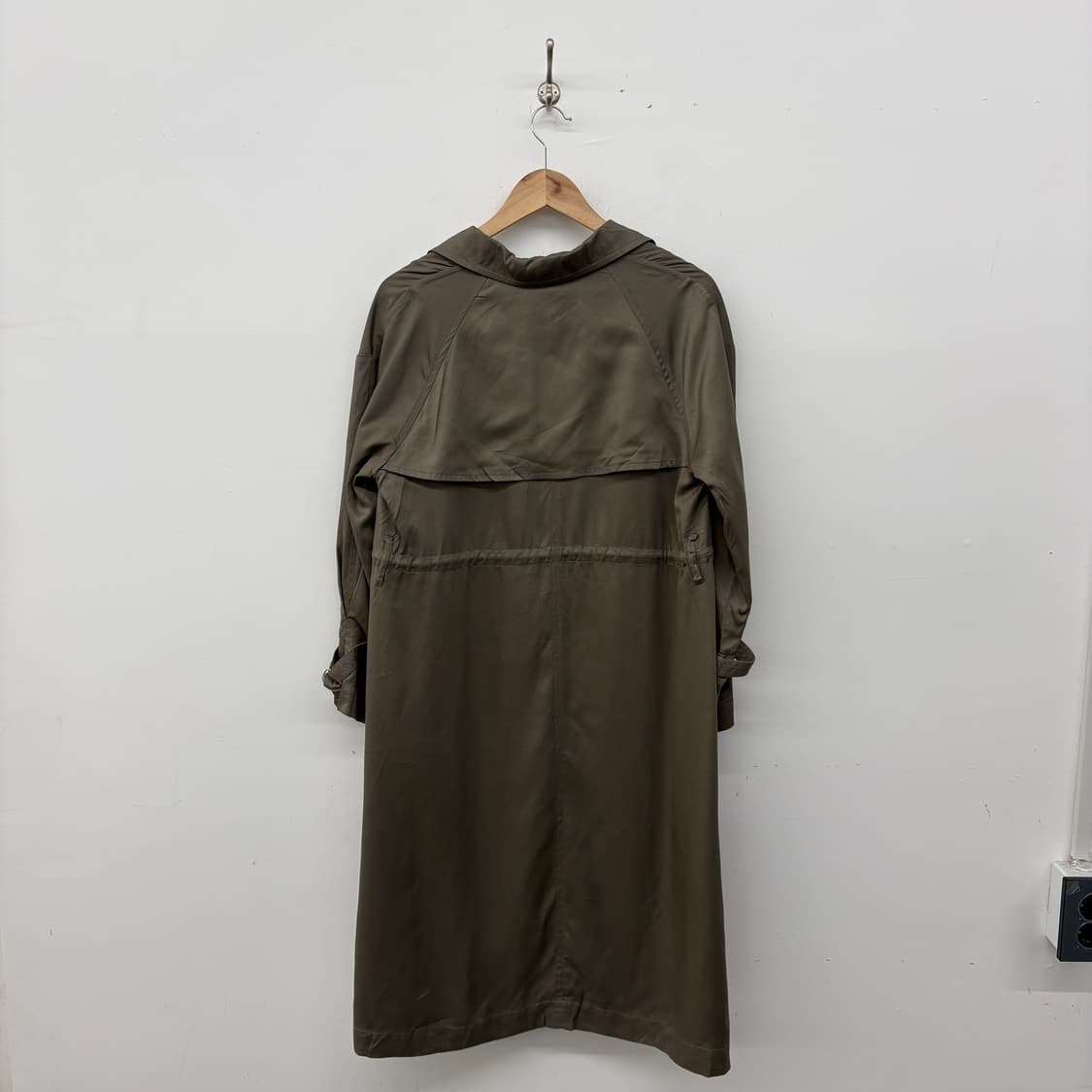 빔즈 카키색 롱 코트 여성 L 상품이미지5