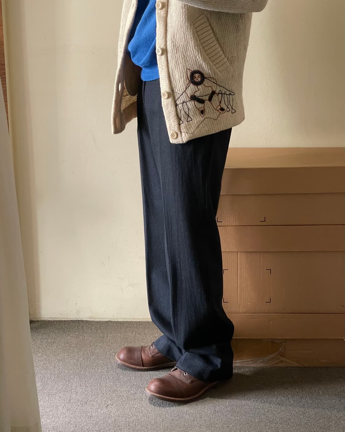 70’s USA Pendleton bootcut Wool trouser  상품이미지2