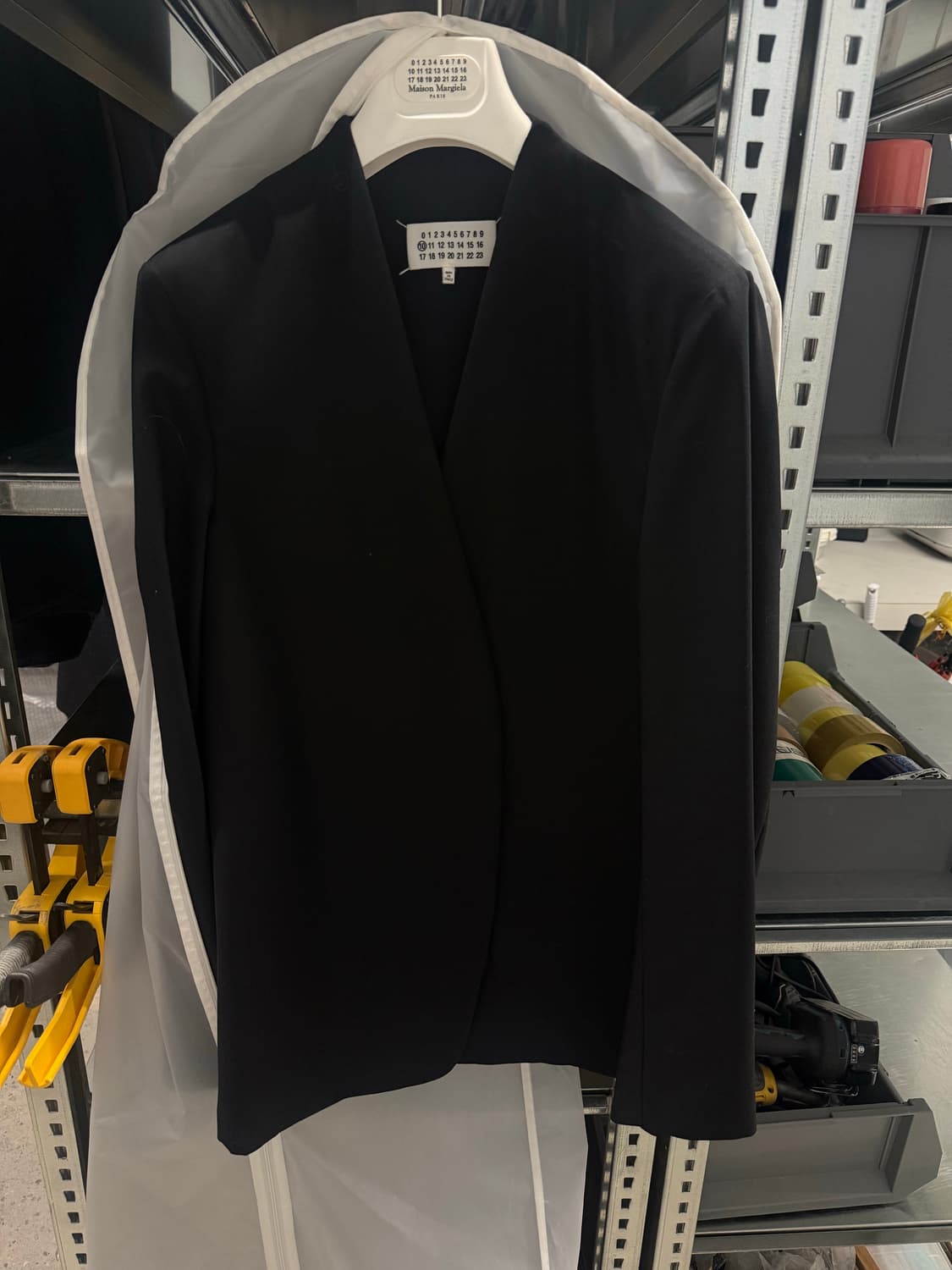 [메종 마르지엘라 ] 블랙 노카라 자켓 46 남여공용 상품이미지5