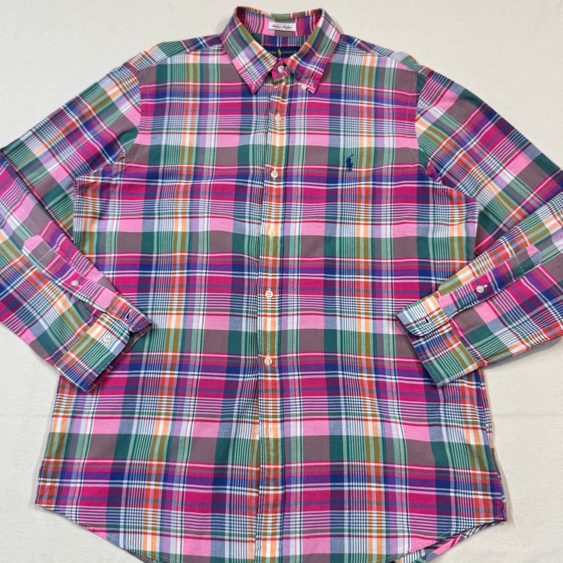L) 폴로 랄프로렌 클래식 마드라스 체크 셔츠 상품이미지2