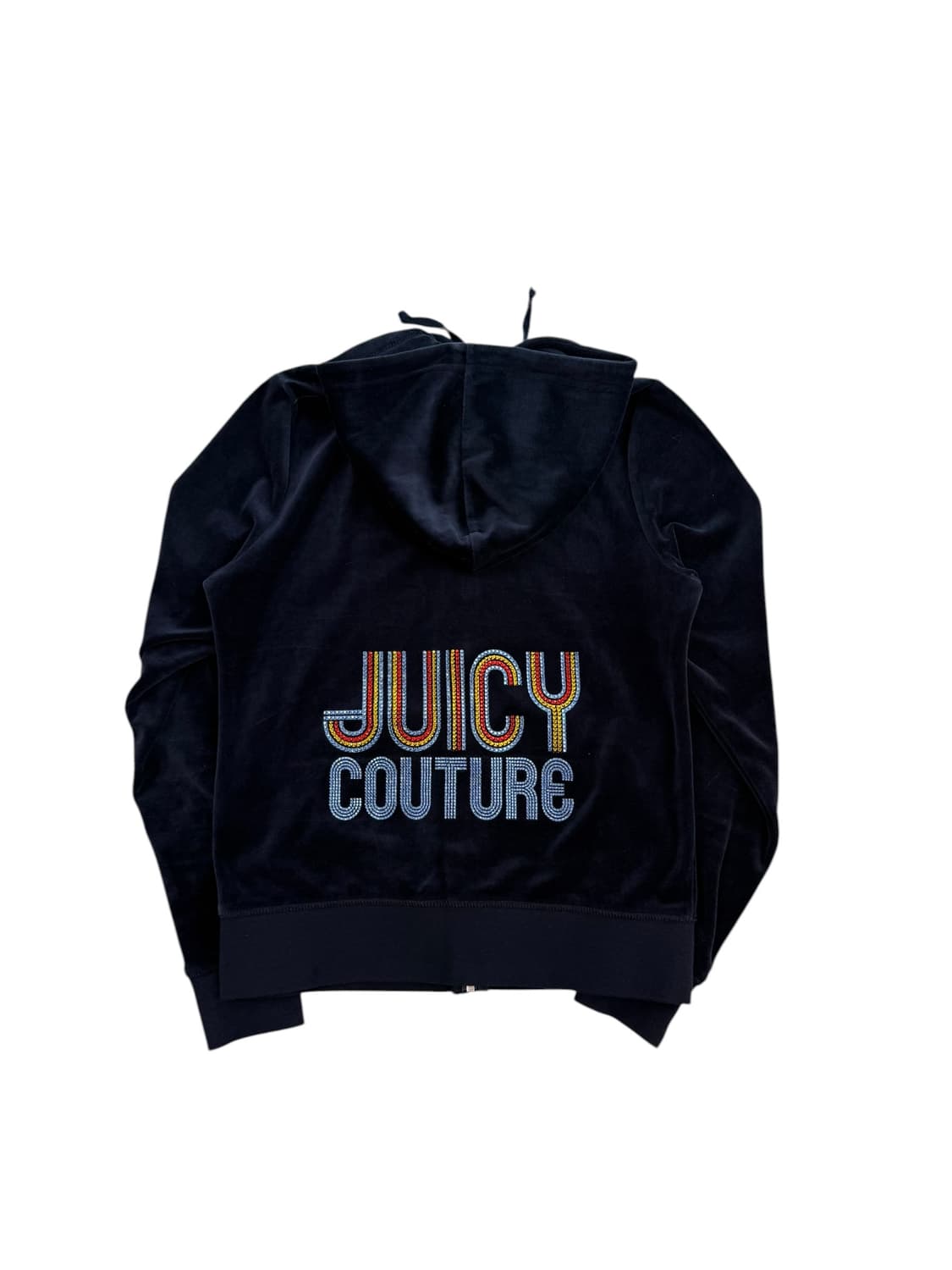 쥬씨 꾸뛰르 네이비 벨벳 후드집업 상품이미지6