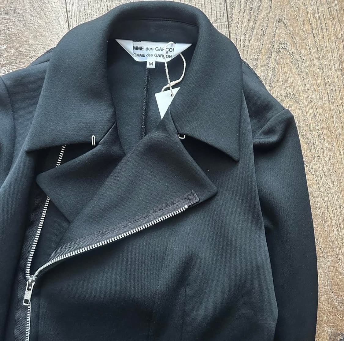 꼼데가르송 레이온 라이더 자켓 상품이미지4