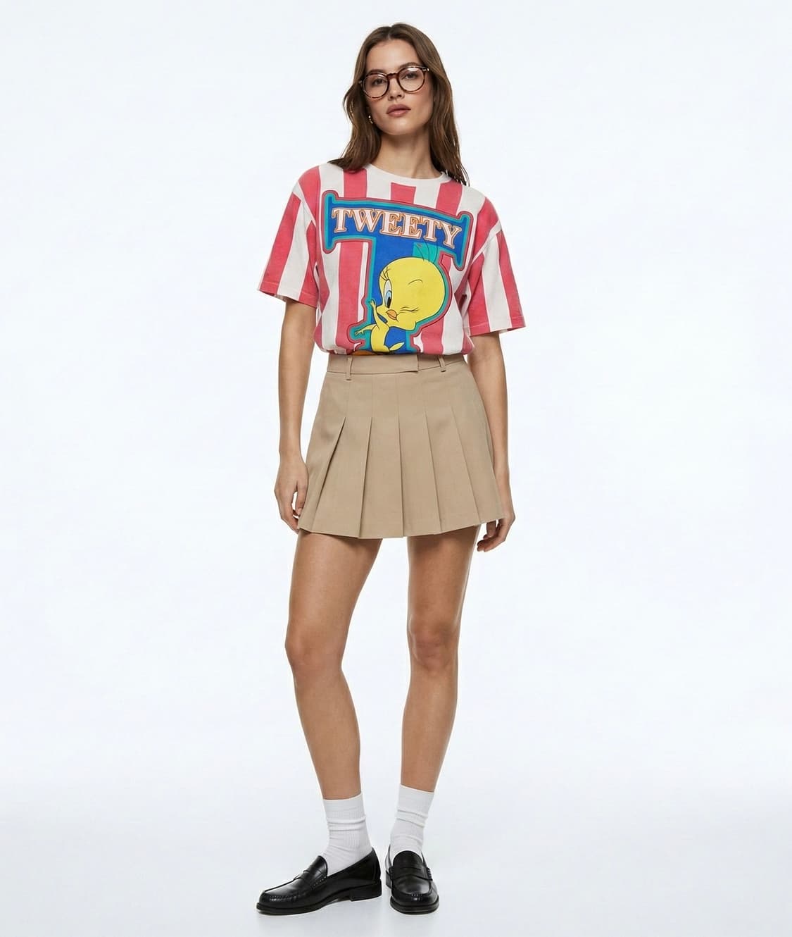 96s Tweety Pink Stripe “candy” - Onesize 상품이미지9